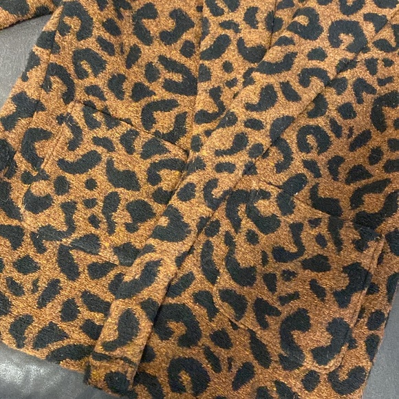 Express Leopard print Cardigan Jacket - Picture 3 of 4